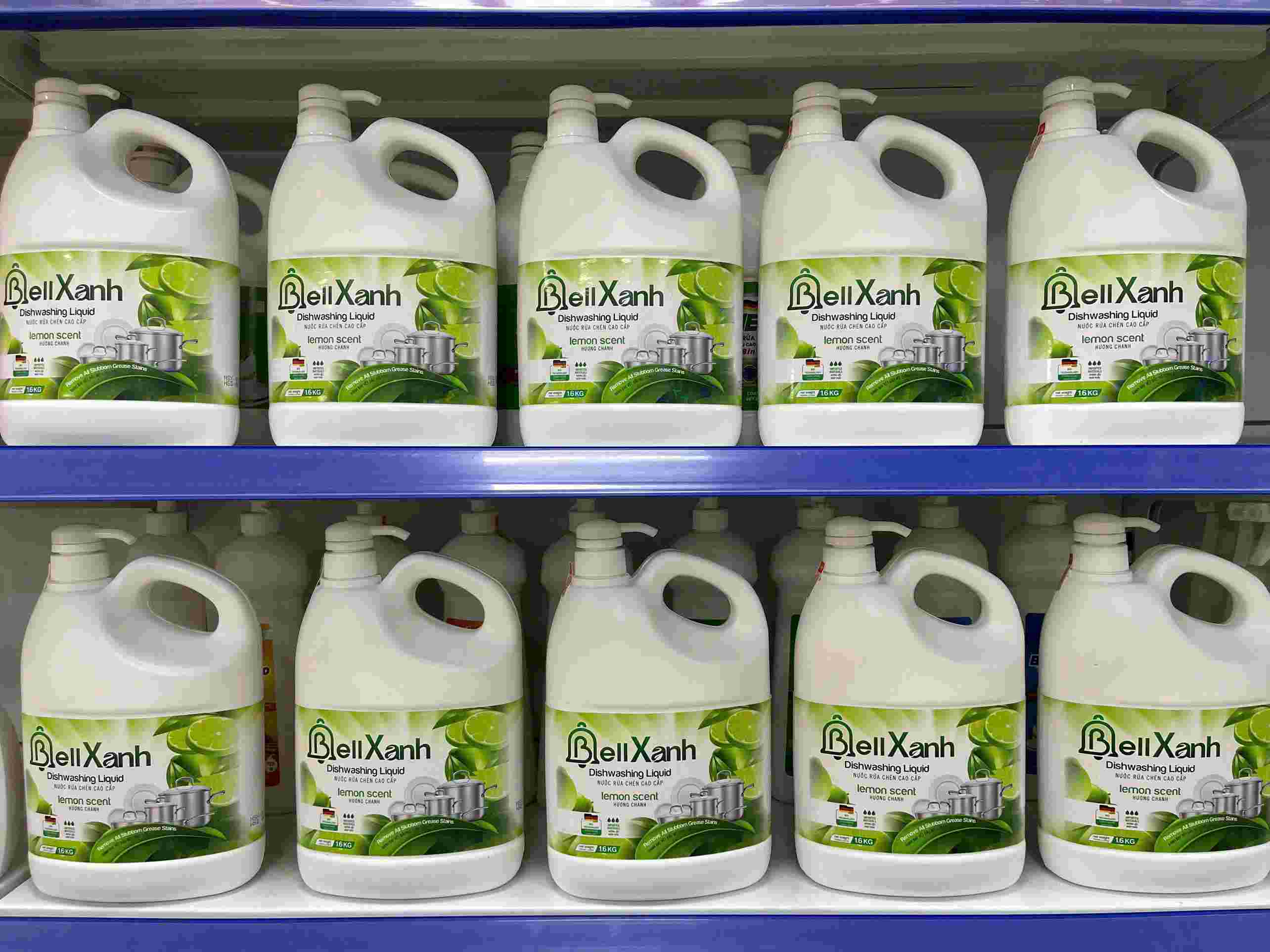 Nước Rửa Chén Bell Xanh 1,6kg